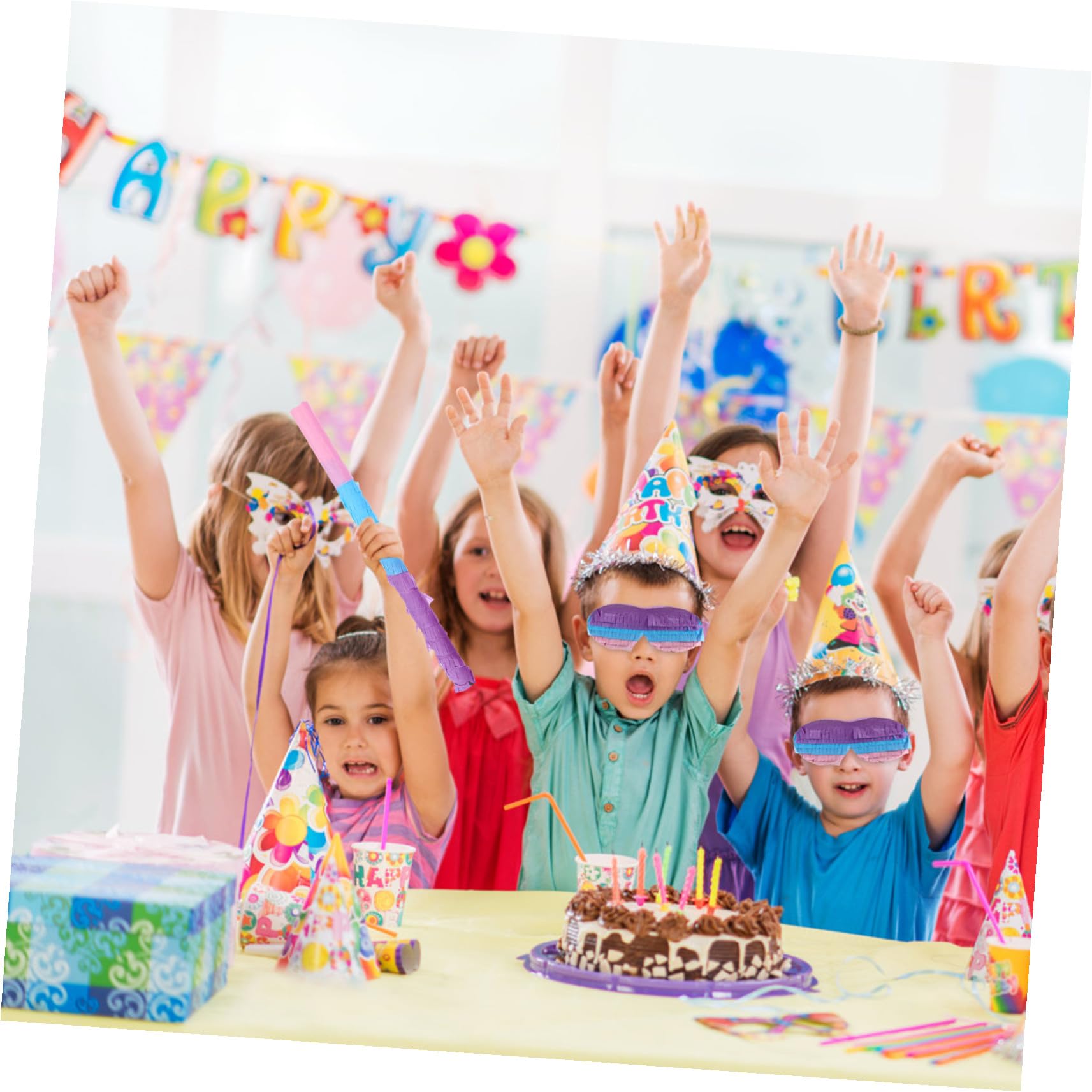 Piñata de Papel de Sirena 1 Juego para Cumpleaños Infantil
