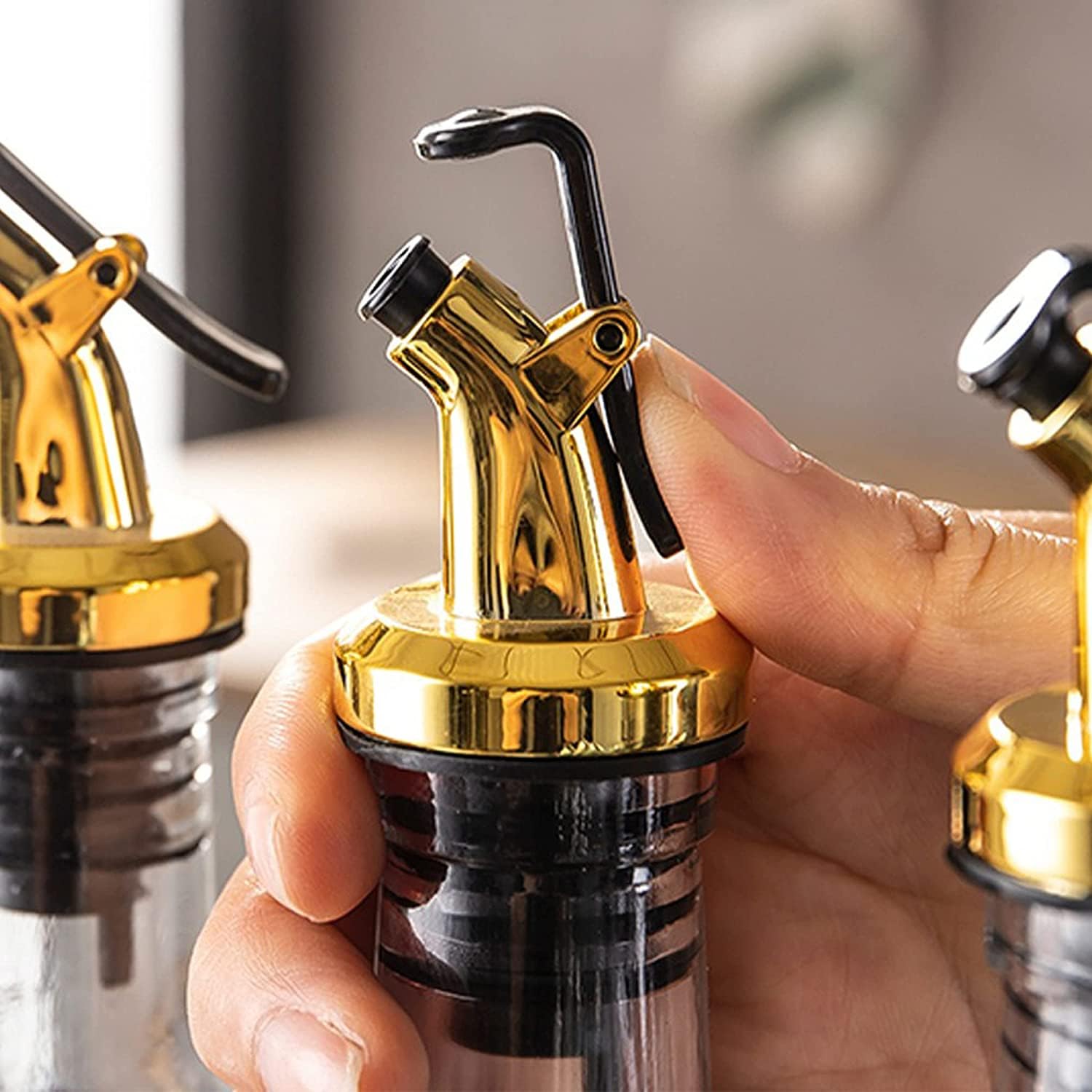 GUIDA VINO VERSATORE testa di cervo per bottiglie di vino versatore per