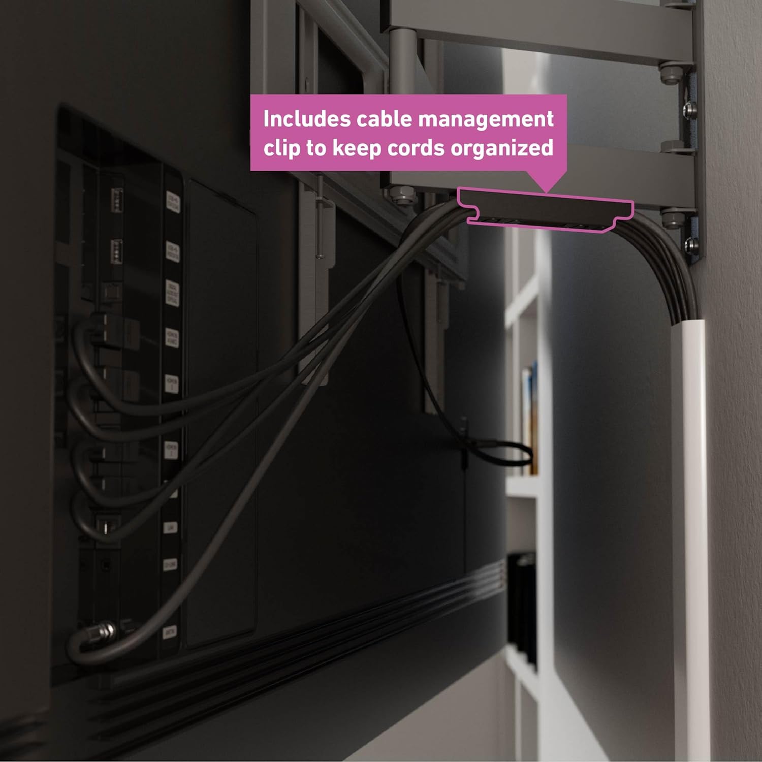 D-Line TV Wall Bracket for 50-85 Inch TVs, Tilt, Turn and Extend, Full Motion, Holds up to 110lbs