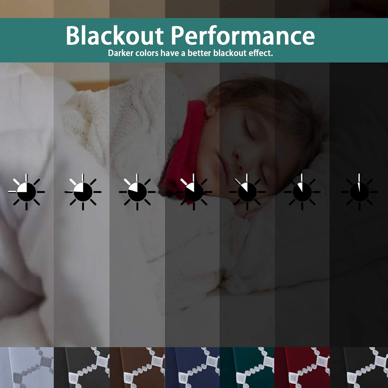 Black Friday - 50% OFF LORDTEX Color Block Blackout Curtains for Kids Room -Color Bordered Thermal Insulated Curtains Noise Reducing Window Drapes for Boys and Girls Bedroom, 52 x 95 Inches Long, Light Grey, Set of 2 Panels Crazy Clearance LORDTEX Color Block Blackout Curtains for Kids Room -Color Bordered Thermal Insulated Curtains Noise Reducing Window Drapes for Boys and Girls Bedroom, 52 x 95 Inches Long, Light Grey, Set of 2 Panels