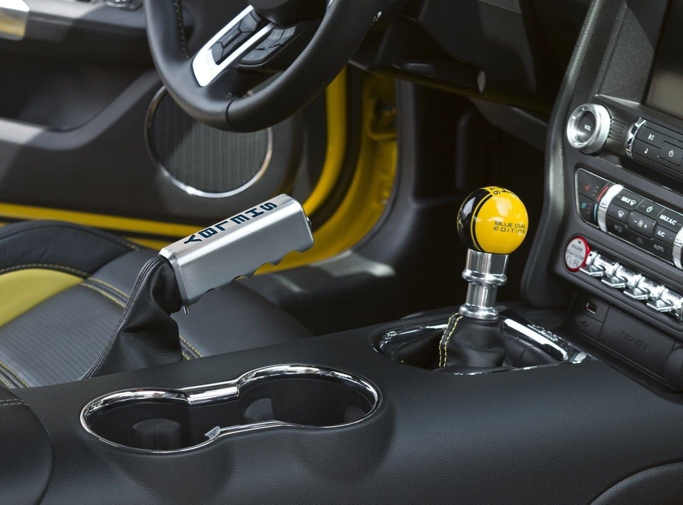 Yates Performance Billet Emergency Brake Handle Cover for 2016-2018 Shelby GT350