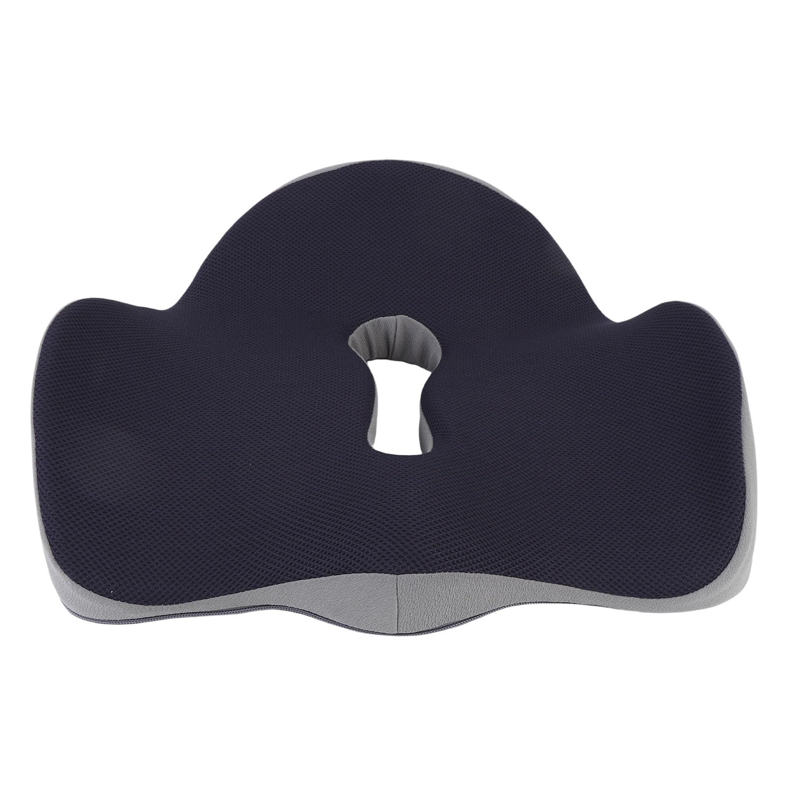 Cuscino di Sedile in Memory Foam, Cuscino di Sedile Ergonomico Traspirante (blu navy)