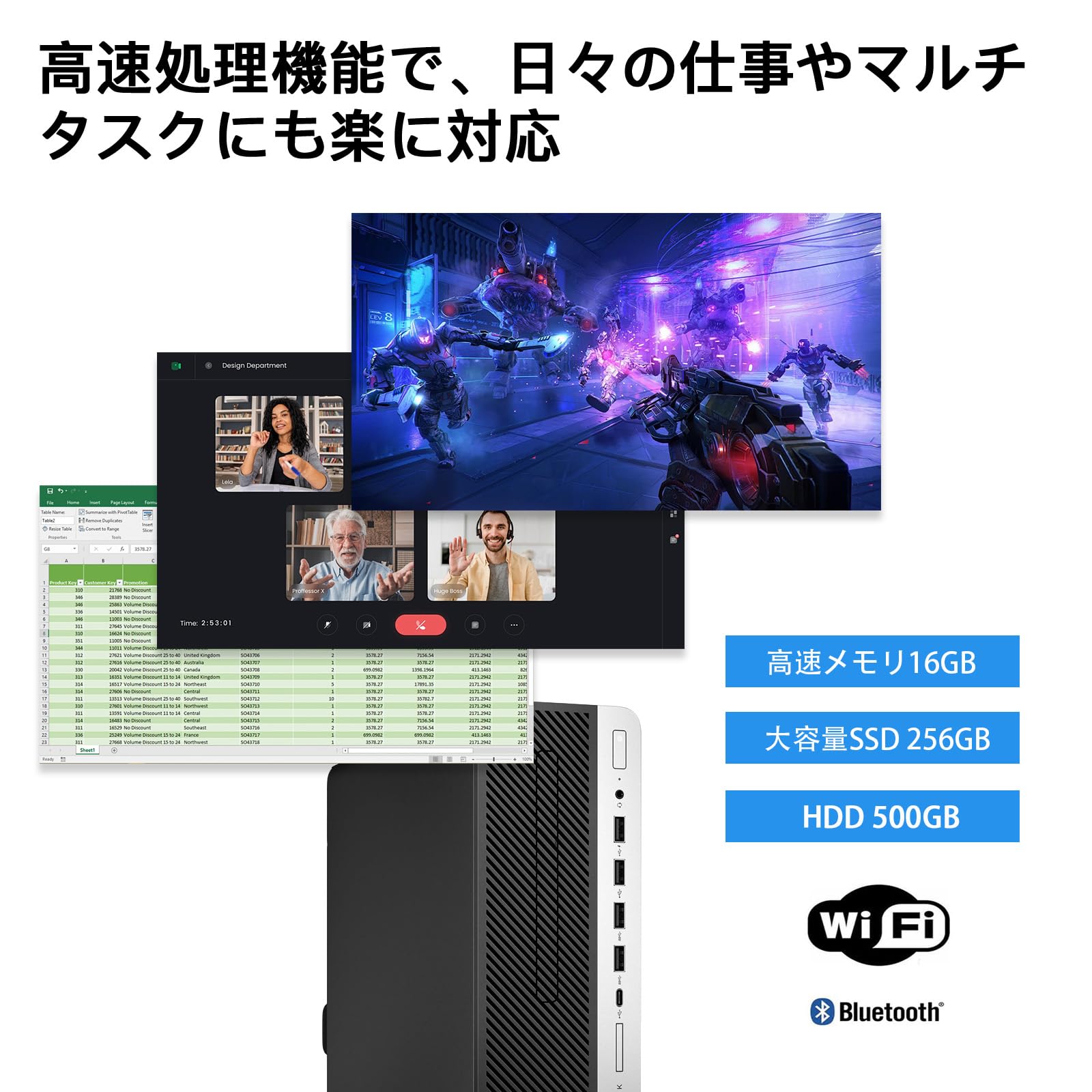 Amazon.co.jp: 【整備済み品】 HP デスクトップpc Prodesk 600 G5 SFF