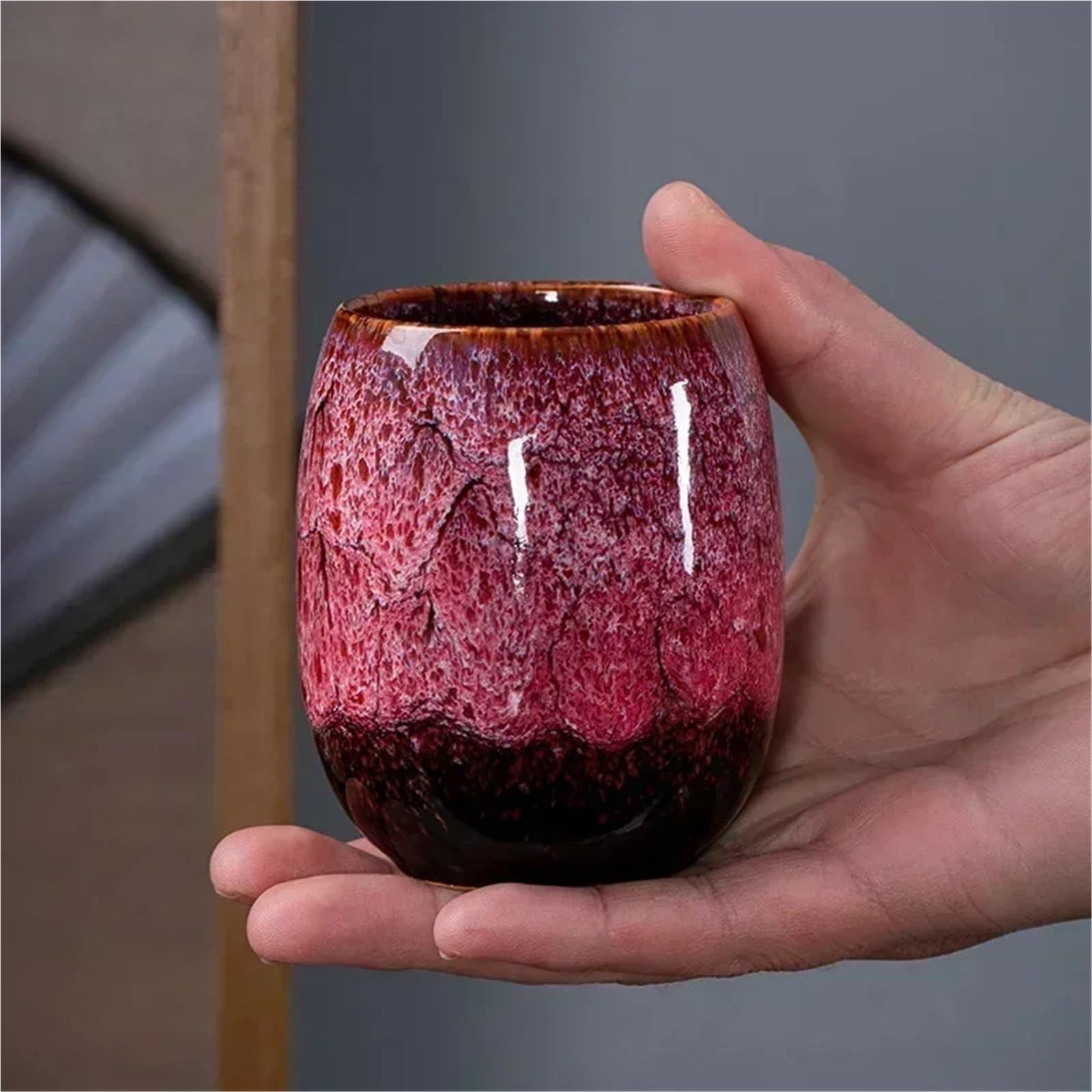 Taza infusora de té, 1 unidad, taza de café de cerámica que transforma el maestro, taza de café de cerámica Simplicidad para el hogar, taza de té de Kung Fu taza de degustación creativa, taza