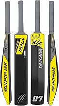 Jaspo Thala Cricket Bat Hard Plastic Tennis Cricket Full Size Bat (34 X 4.5 Inches) for All Age Groups (Thala)