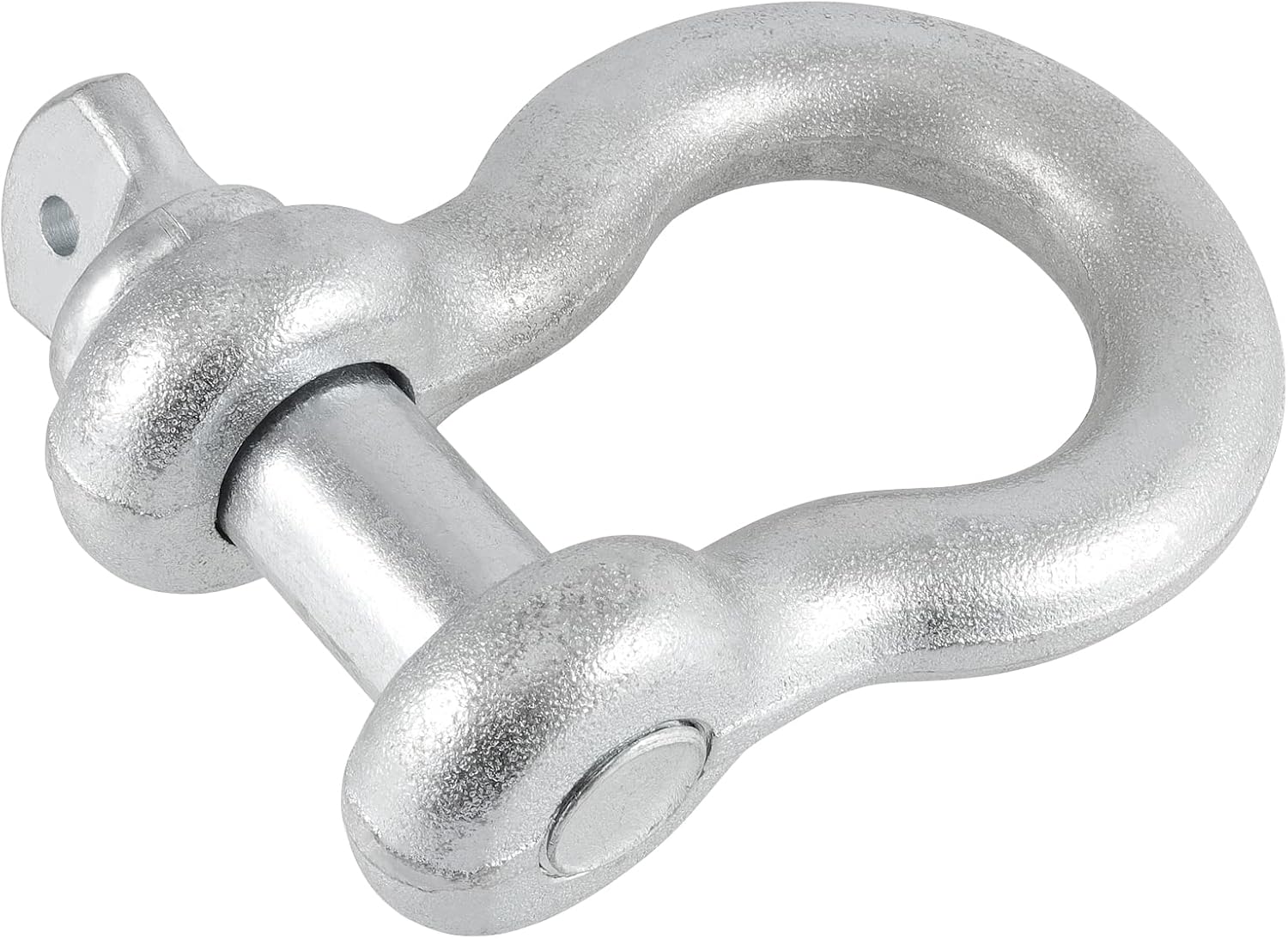 ZOENHOU 1-1/8 Inch D Ring Shackle, 9.5 Ton / 20,944 Lbs Capacity D-Ring Bow Shackle Heavy Duty, Screw Pin Anchor Shackle for Rigging, Towing, Winch, Off Road Recovery, Bolt-Type