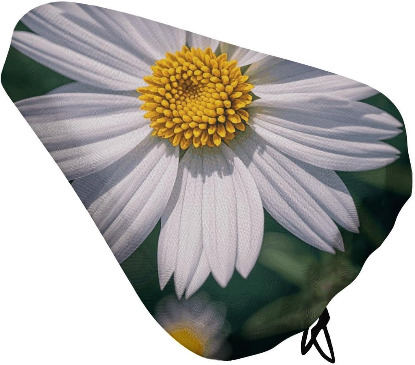 Waterproof Summer Flowers Bike Seat Cushion Cover, Padded Bicycle Seat Cover with Drawstring for Men Women, Wide Bike Saddles Protector for Mountain Exercise Road City Outdoor Biking