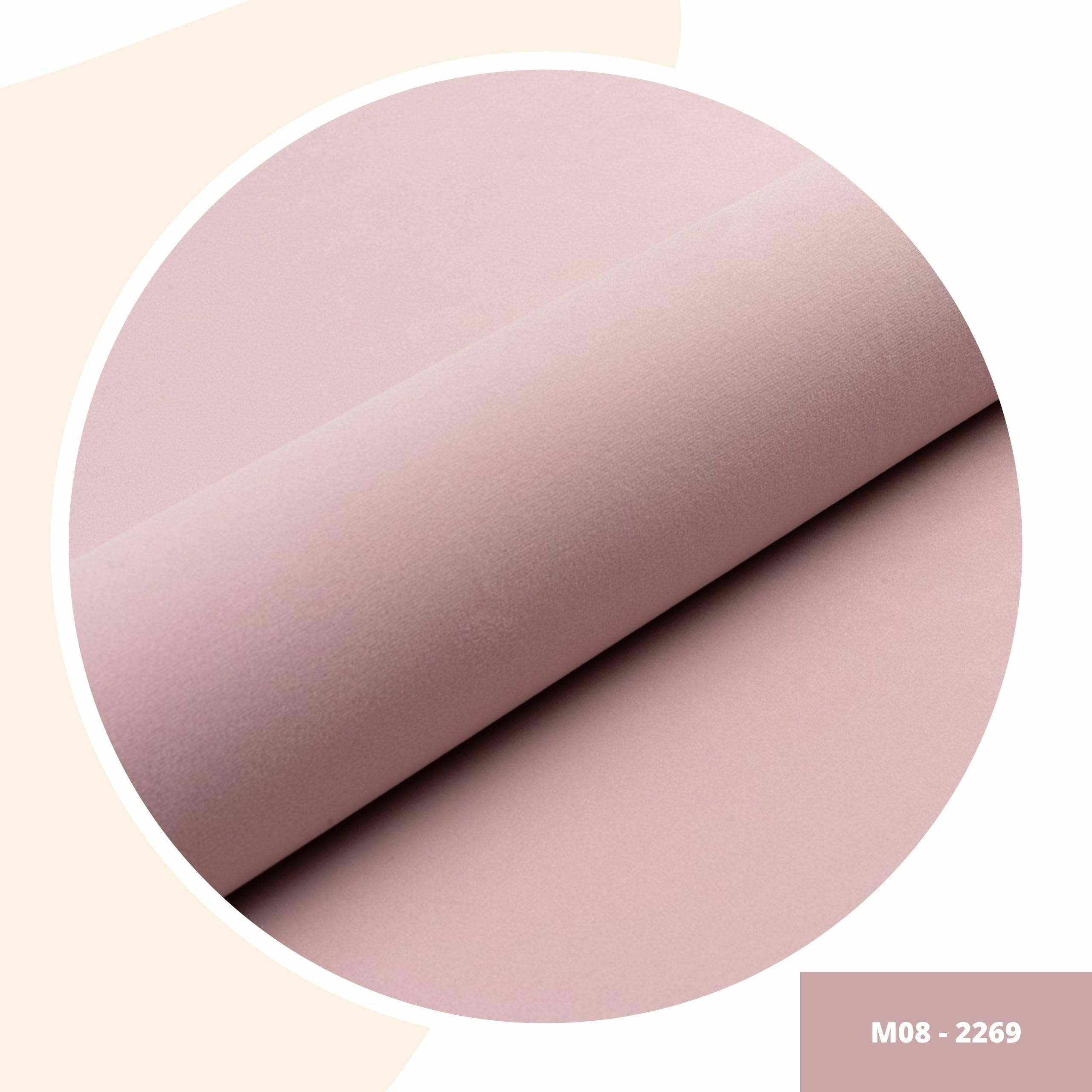 Panneau Mural Rembourré Velours 30x80cm - Tête De Lit Déco, Protection Mur - Rose