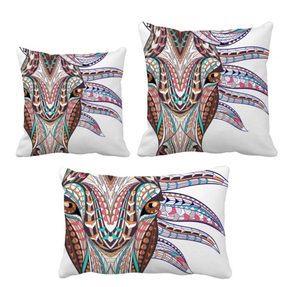 Coussin cheval coloré pour sublimer votre canapé de salon moderne