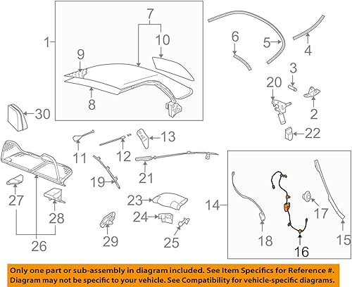 Volkswagen - Guía original izquierda VW Beetle Convertible 1Y7 1Y0871341B