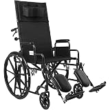 McKesson+Reclining+Wheelchair+and+Detachable+Desk+Arms+-+20-Inch+Seat+Width%2C+350+lbs.+Capacity+-+1+Each+%2F+Each+-+20324201