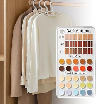 Color Analysis Kit Cards 6-piece Seasonal Acrylic Portable Analysis
