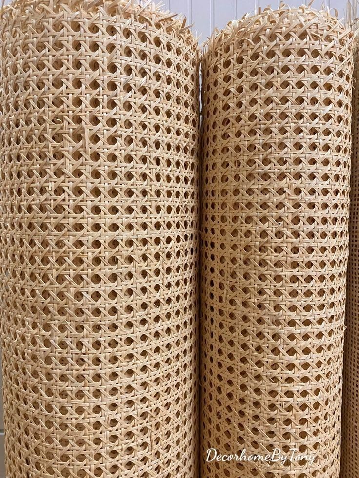 Image of Cane Masters Rattan Cane Roll for Furniture Mesh Webbing Mat Roll for Basket Chair Cabinet Almirah Decoration Weaving Furnishing (18X102)