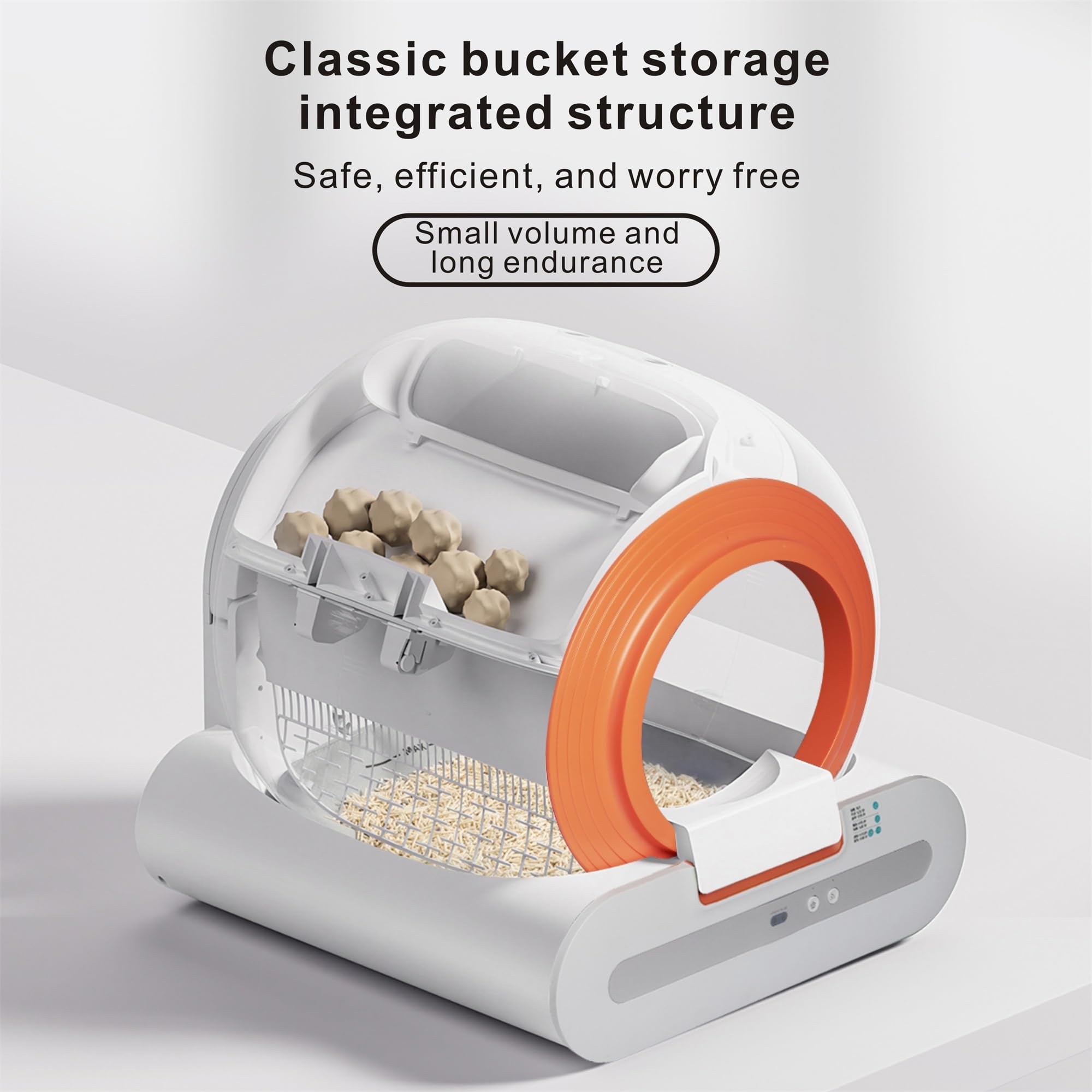 Smart Self-Cleaning Cat Litter Box – Automatic, Ultra-Quiet & APP-Controlled with Extra Large Capacity (65L+9L) & Superior Sealed Odor Control, Ideal for Multi-Cat Families