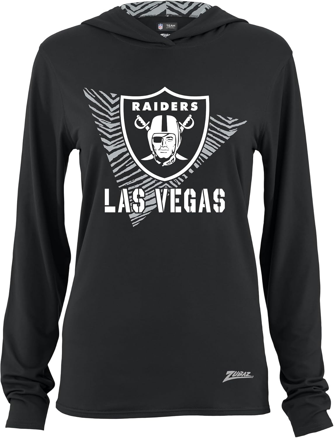 Zubaz NFL Women's Hood Lined Lightweight Hoodie