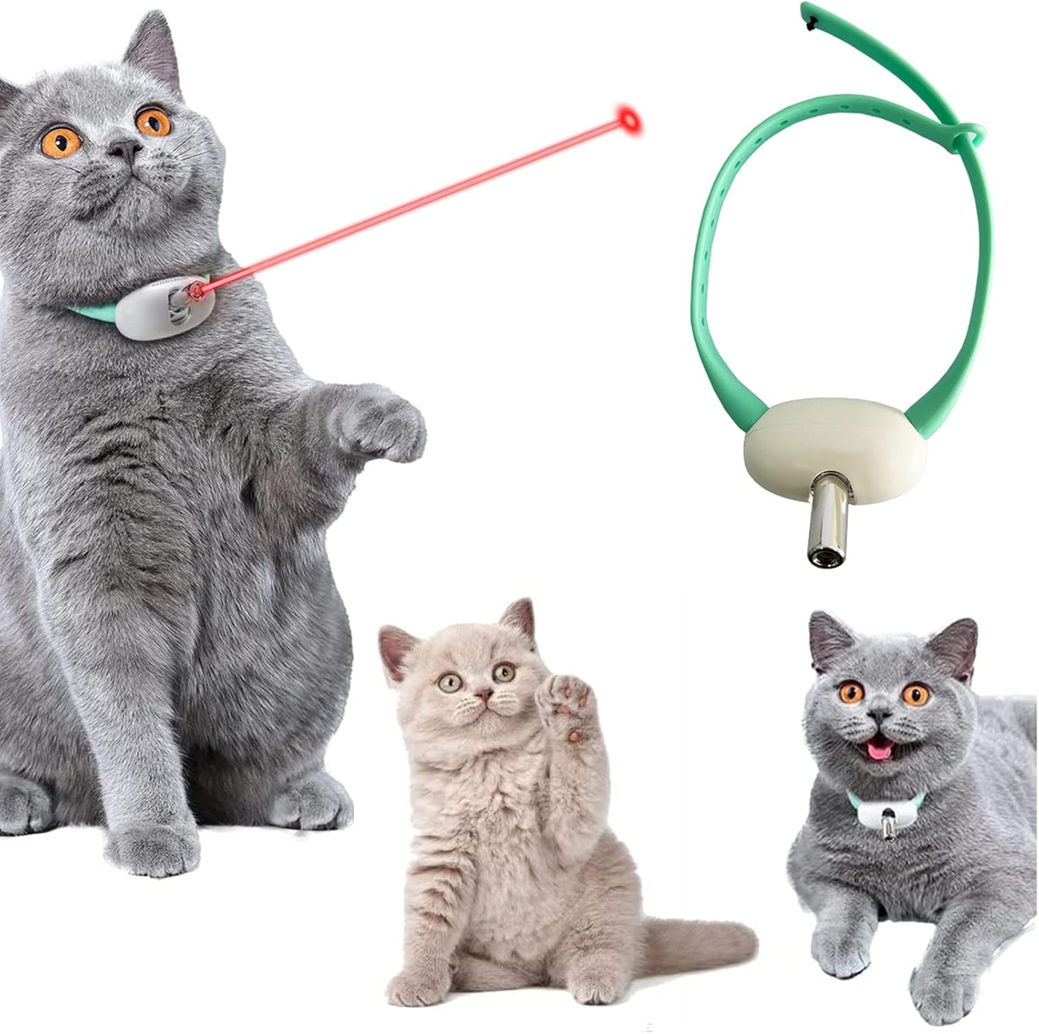 NAOSHI Electric Smart Amusing Collar for Kitten Wearable