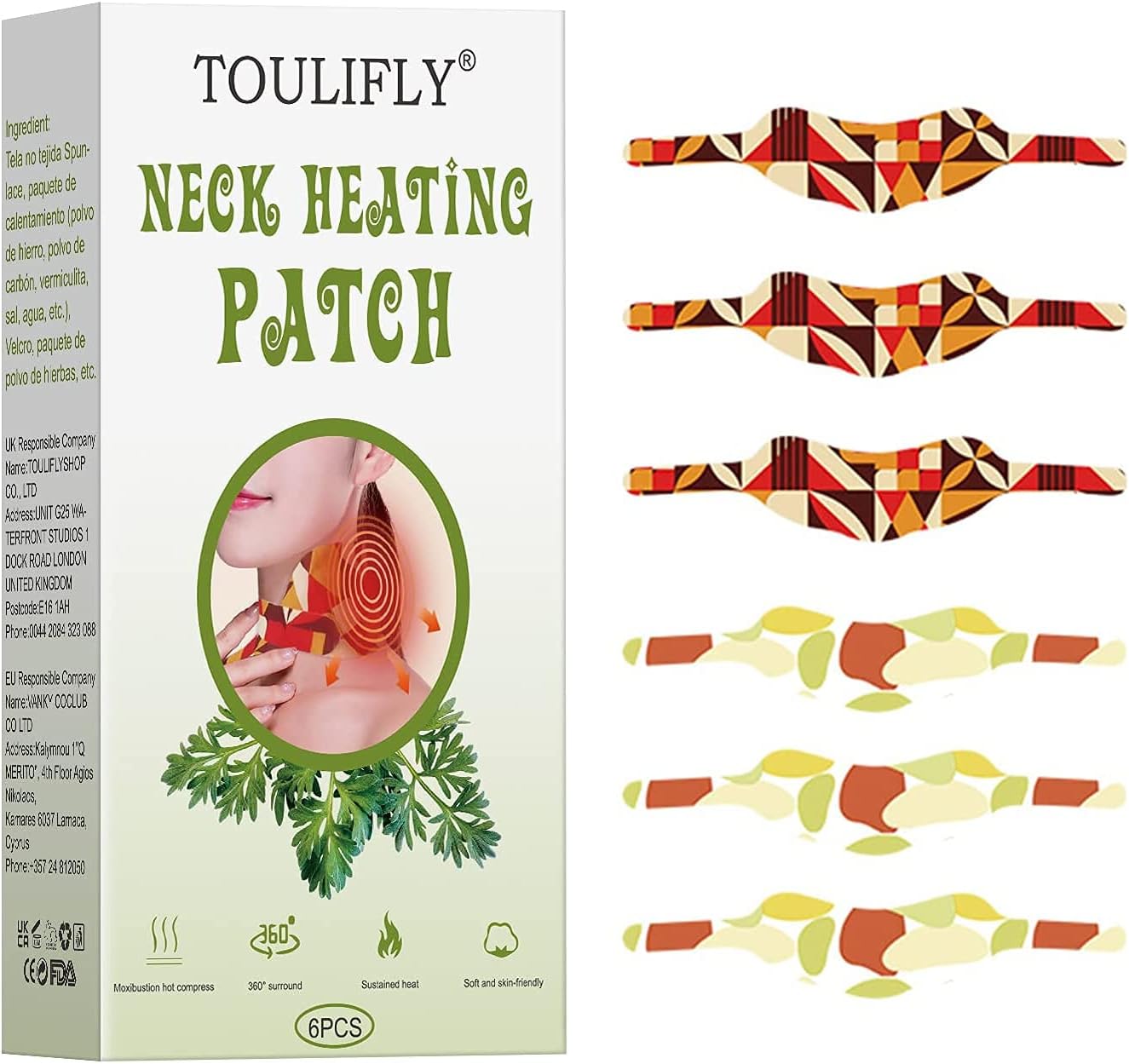 Sport Spray,Neck Self Heating Pad