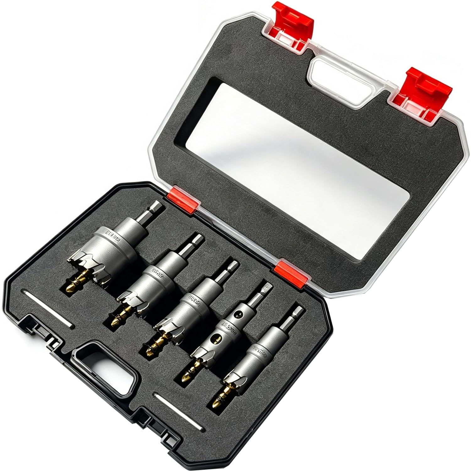 TCT Kit de scie-cloche en carbure pour métal, 1,6 cm ~ 2,5-1 cm