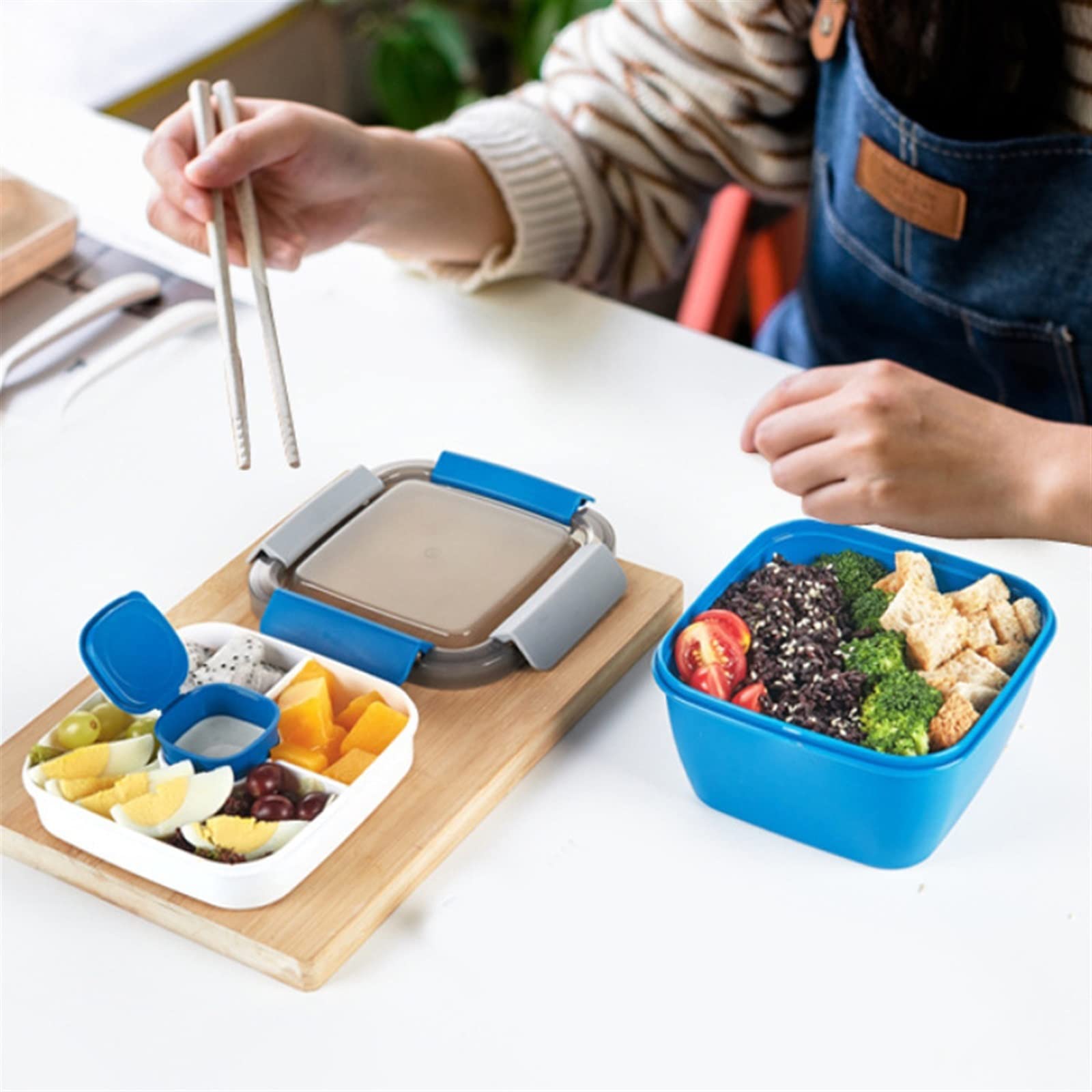 MRKU Boîte à Lunch Bento, récipient Portable, saladier Bento, Contenant pour Aliments