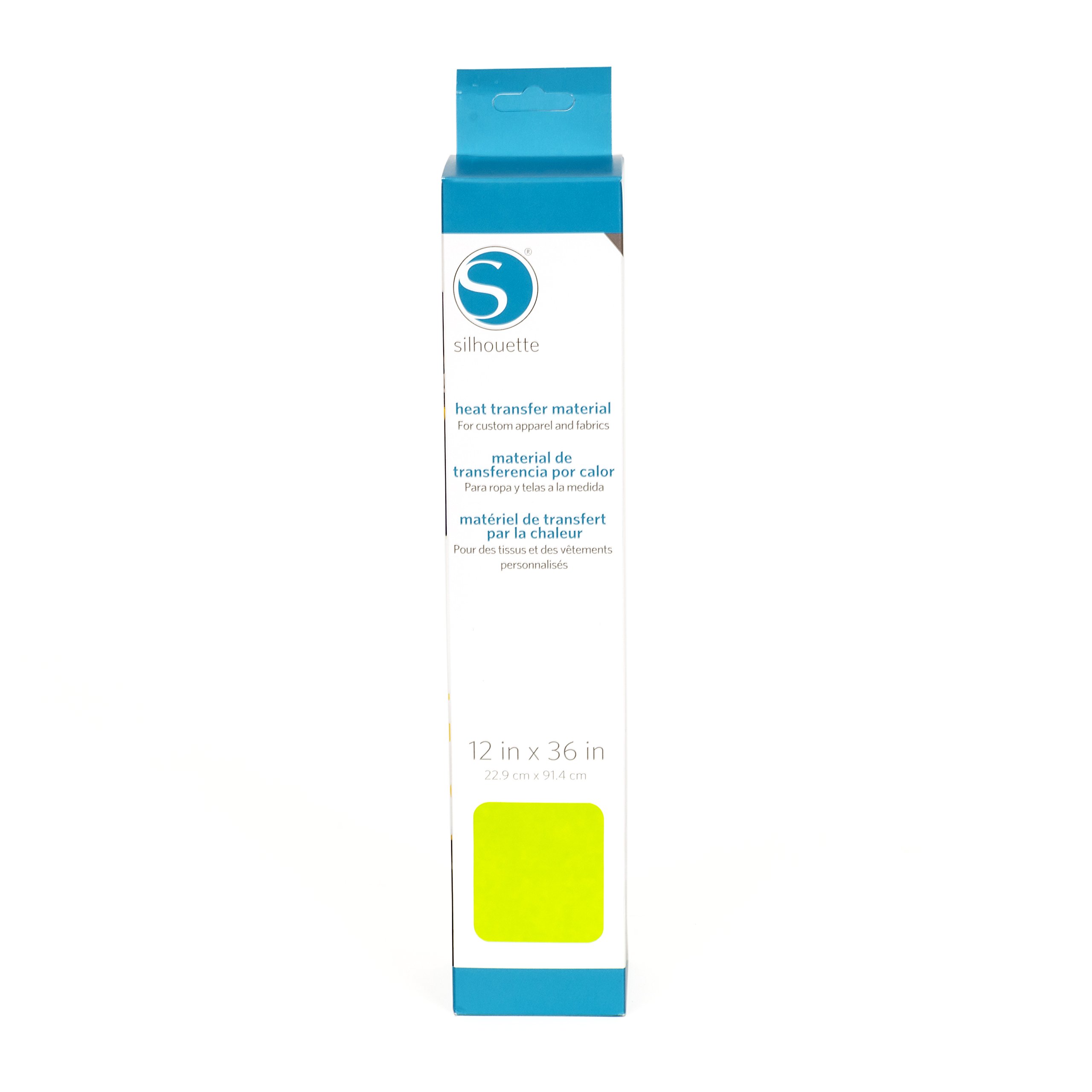 Matière transfert thermique Silhouette 30,5 cm lisse et échenillage facile vert citron