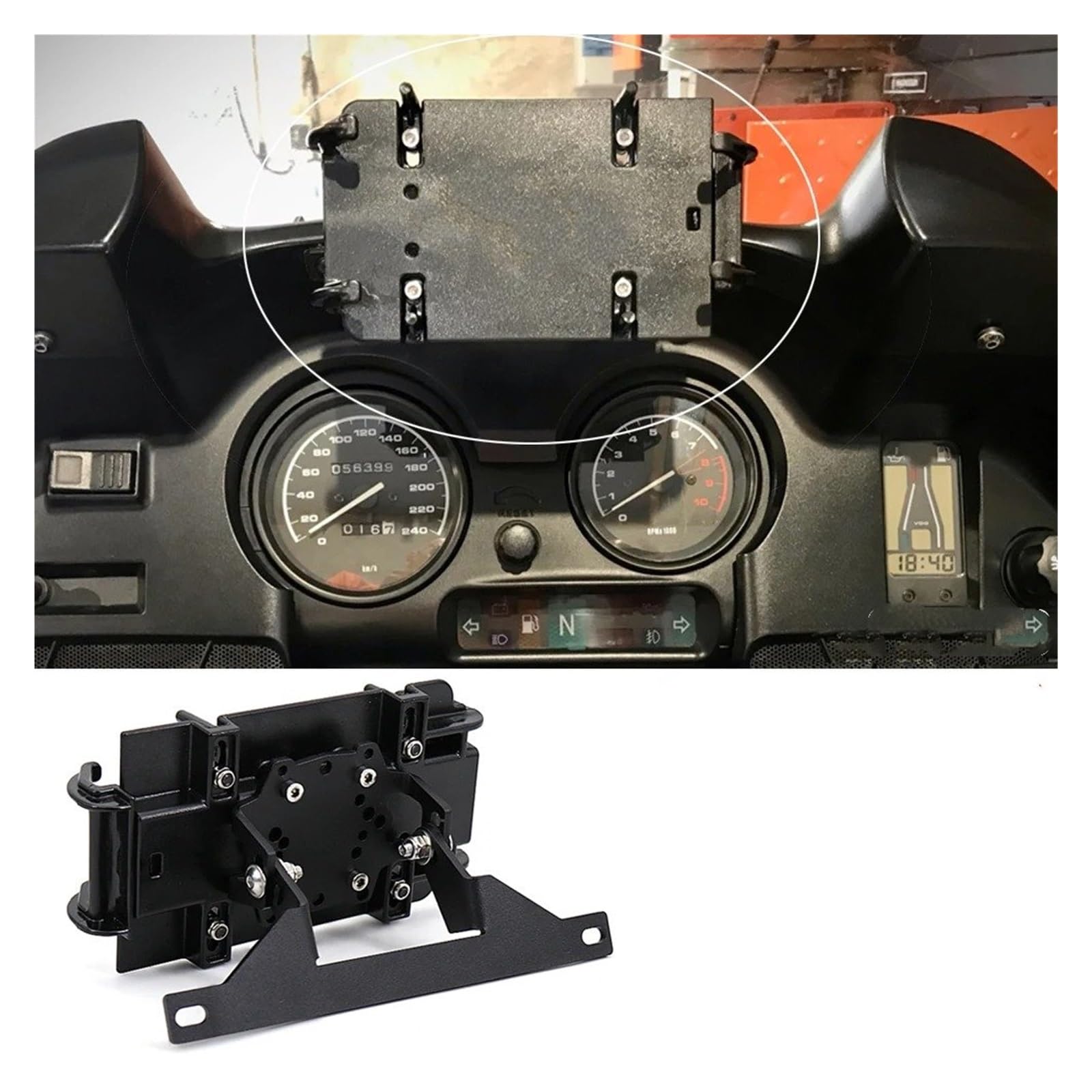 Support GPS Moto Support de téléphone Portable Moto pour BMW R850RT R1150RT, Support GPS USB pour R 850 RT 1150