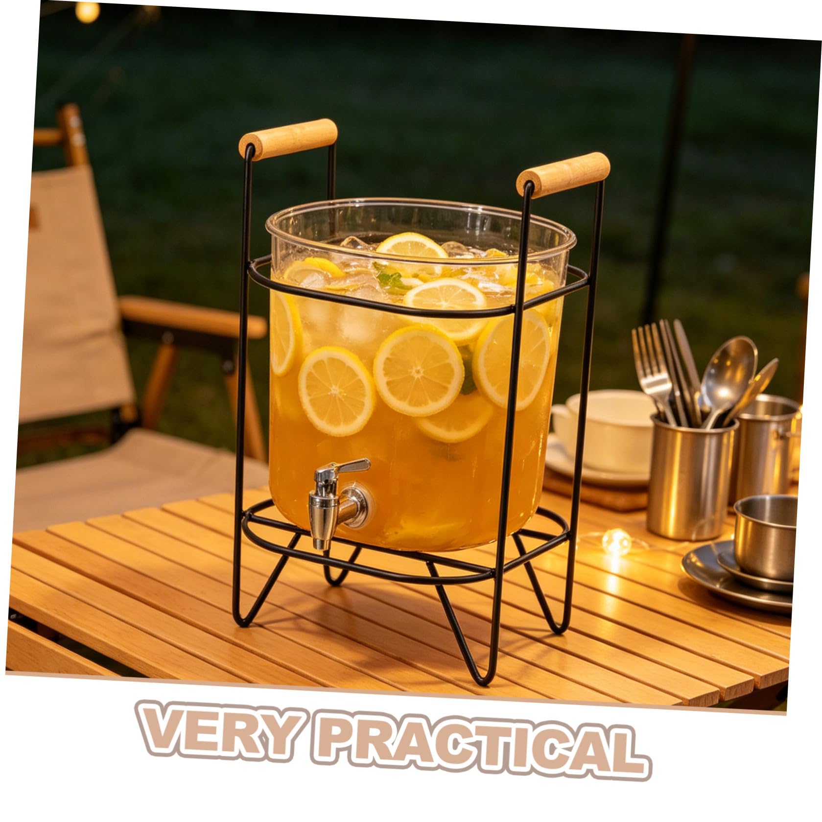 SHINEOFI Support de Fût de Bière pour Transport Facile Portable Robuste with Structure Légère et Stable pour Usage Domestique ou Événement Extérieur