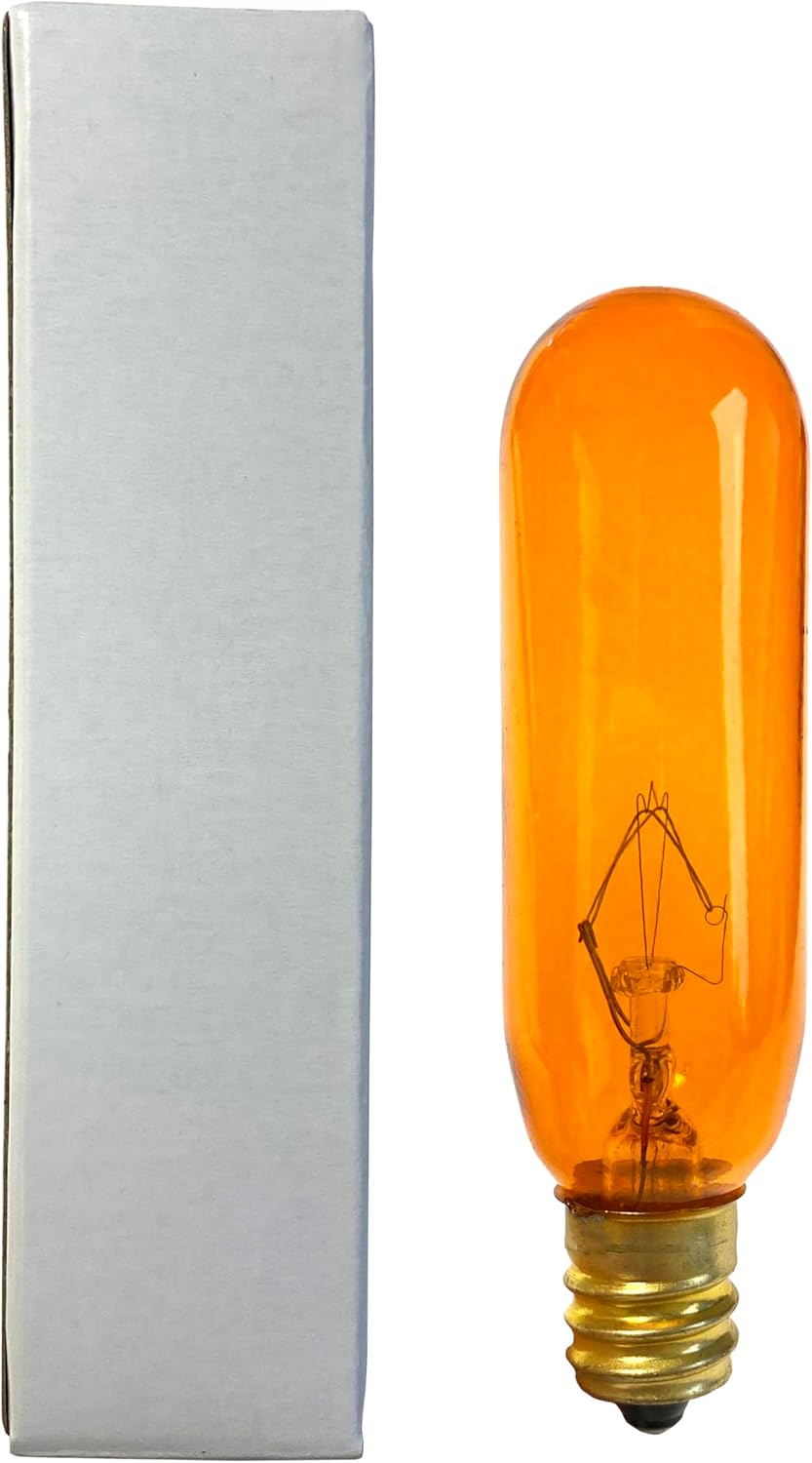 National Artcraft® 15 Watt Transparent Amber T6 Tube Candelabra Incandescent Light Bulb