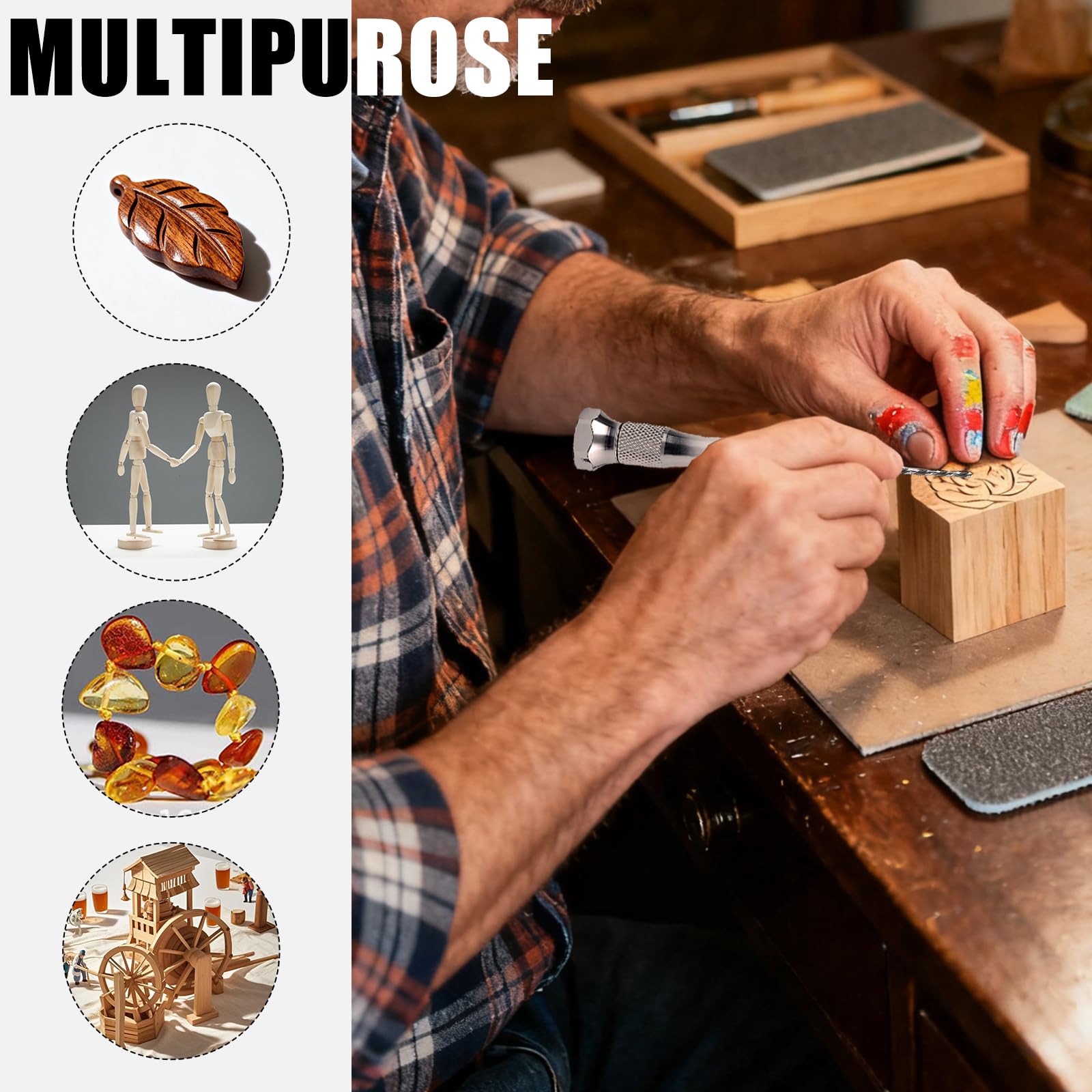 Set di 112 punte di precisione per trapano a mano, in metallo, con micro punte elicoidali, per gioielli, legno, lavori manuali fai da te, modellismo, TS/SDZKQ-01