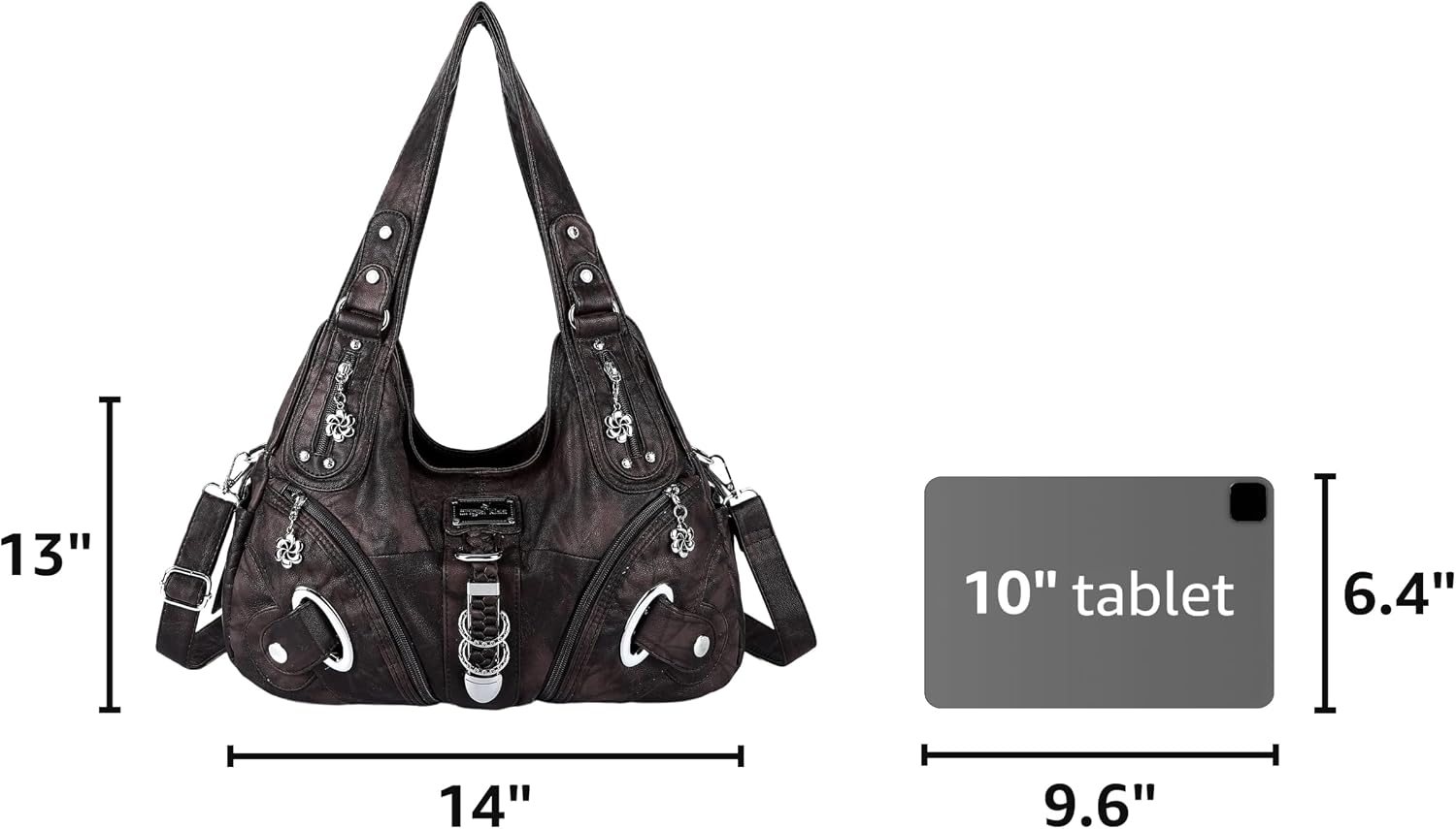  Hobo Purses and handbags for Women Satchel Handbag Women Purses Large Daily Shoulder Bags thumbnail