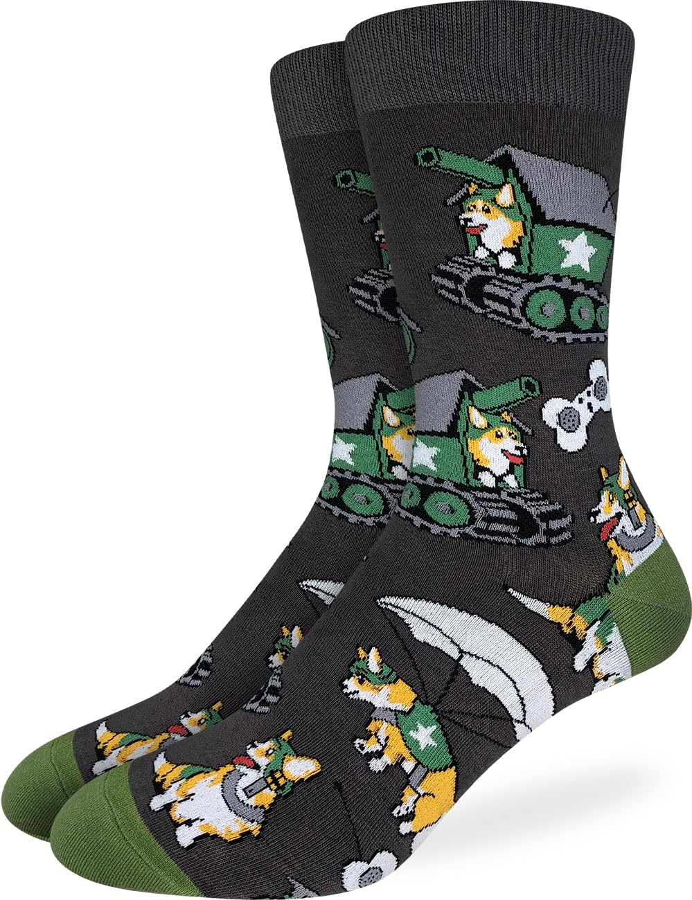 Good Luck Sock Men's Military Socks, Adult