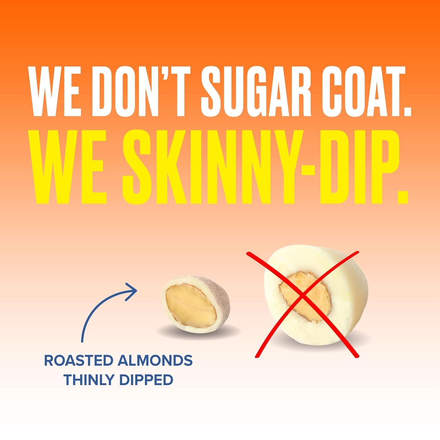 SkinnyDipped Pumpkin Spice Almonds, Healthy Snack, Plant Protein, Gluten Free, 3.5 oz Resealable Bags, Pack of 5