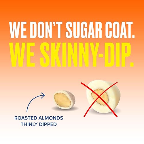 Miniatura 6 de SkinnyDipped Almendras de especias de calabaza, aperitivo saludable, proteína vegetal, sin gluten, bolsas resellables de 3.5 onzas, paquete de 5