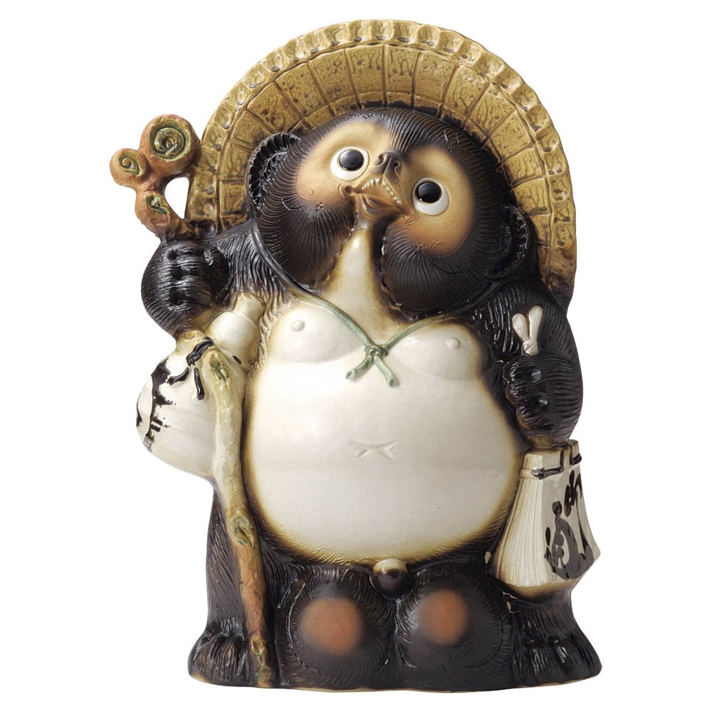 Amazon.com: せともの本舗 No. 20 Lucky Twisted Raccoon, 18.9