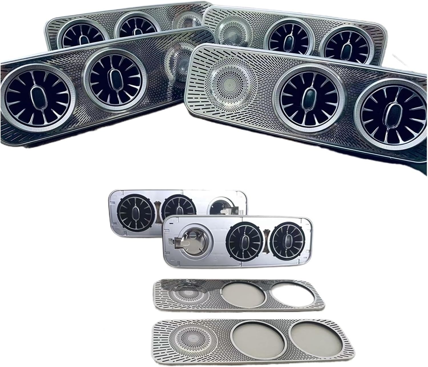 Interior Roof Air Conditioning Turbo Vent Outlet Trim Fit for Benz V Class