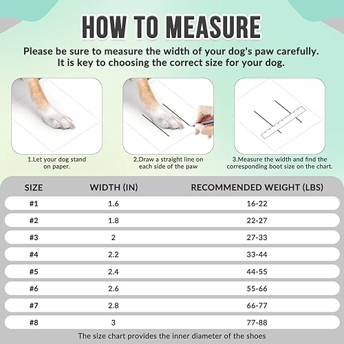 Miniatura 2 de Lukovee Zapatos para perros, botas transpirables con suela de goma antideslizante para pavimento caliente, protector de patas de perro resistente al