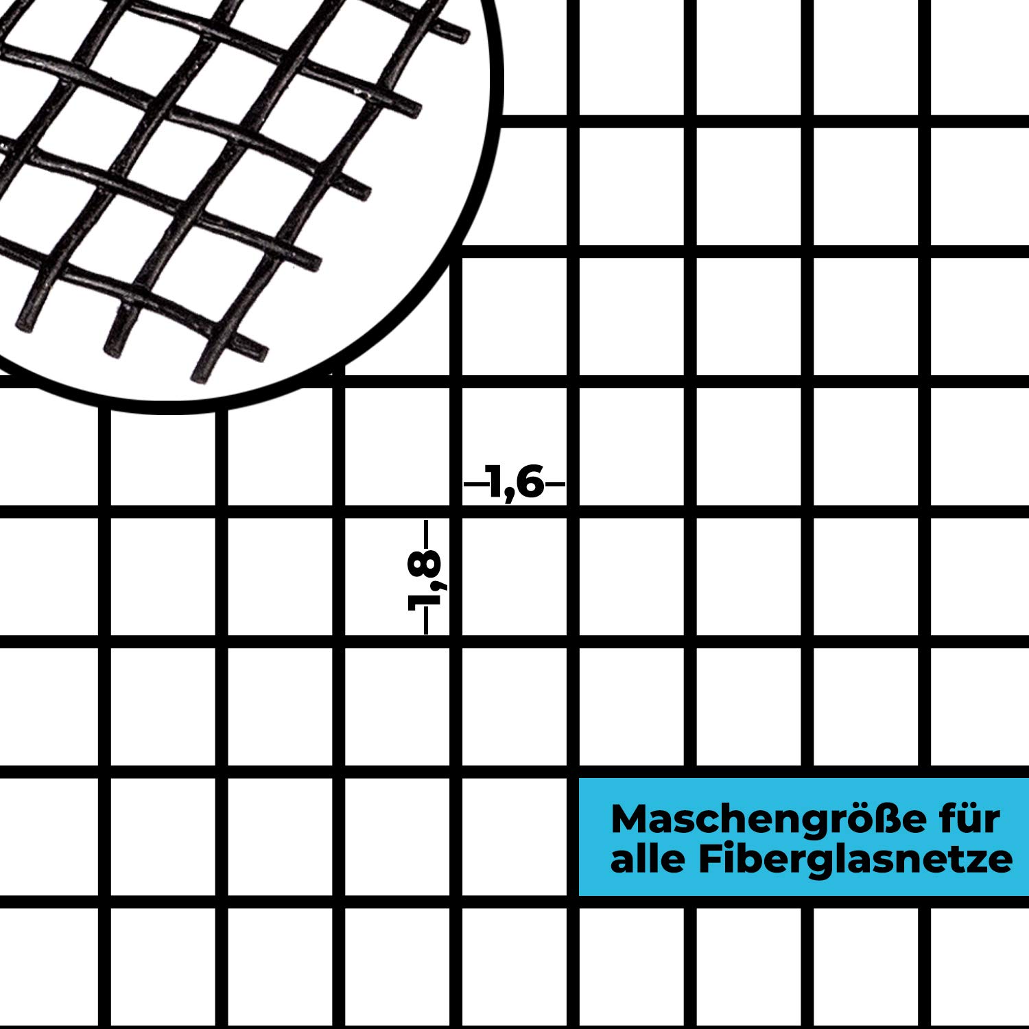 Stahlia Fliegengitter 100x1000cm SCHWARZ Fliegennetz Balkontür Fliegengitter Fenster Insektenschutz Fenstergitter Fliegengitter Tür Dachfenster Fiberglasgewebe