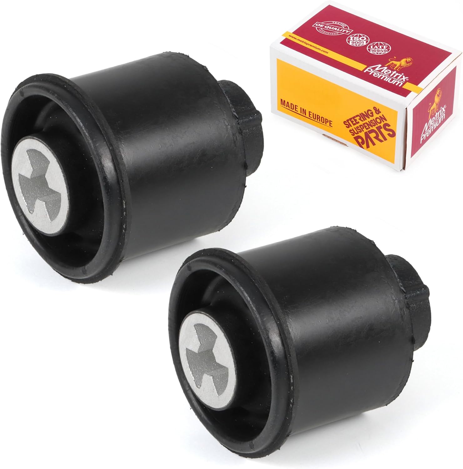 Metrix Premium Chassis Parts - 2 PC Rear Control Arm Bushing Kit Fits 1999-2006 Volkswagen Golf, 2007 Golf (Mexico), 2007-2010 Golf City, 1999-2005 Jetta, 2010 Jetta, 2007-2009 Jetta City K200371