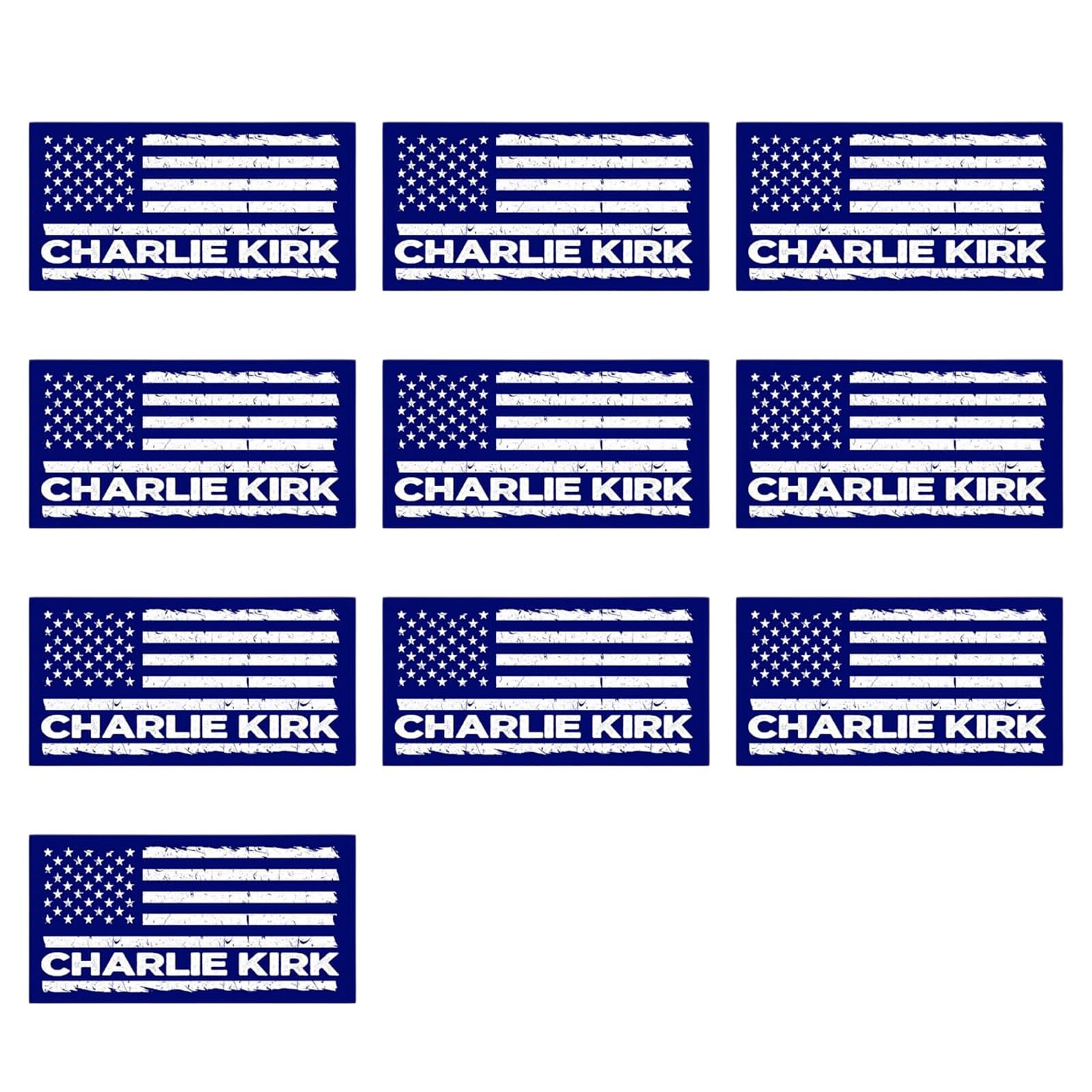Tsophreniq Of 10 America Flag Patriotic Memorial Decal Prayer Sticker for Home Car Truck Window Decoration Memorial Praying Sticker