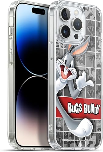 Miniatura 170 de Head Case Designs Funda de gel suave con licencia oficial de Looney Tunes Retro Bugs Bunny compatible con Apple iPhone 11 Pro Max Retro,Blanco y