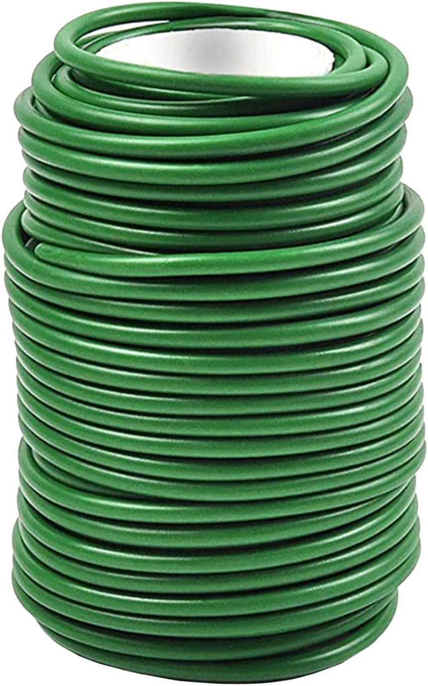 Cable Tie Roll for Plants, Plants Wire Tie, Garden Tree Tie | Garden Wire Ties Soft Iron Wire Fixed Wire Plant Soft Tie Bonsai Stereotypes Tie 3.5mm 65 Feet