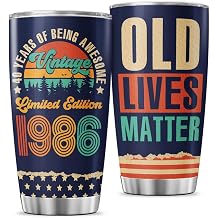 Vintage Limited Edition 1996 Old Lives Matter Retro Design 20 Oz Stainless Steel Tumbler For 30th Birthday Gift Men And Women Drink Outdoor Insulated Tea Travel Mug