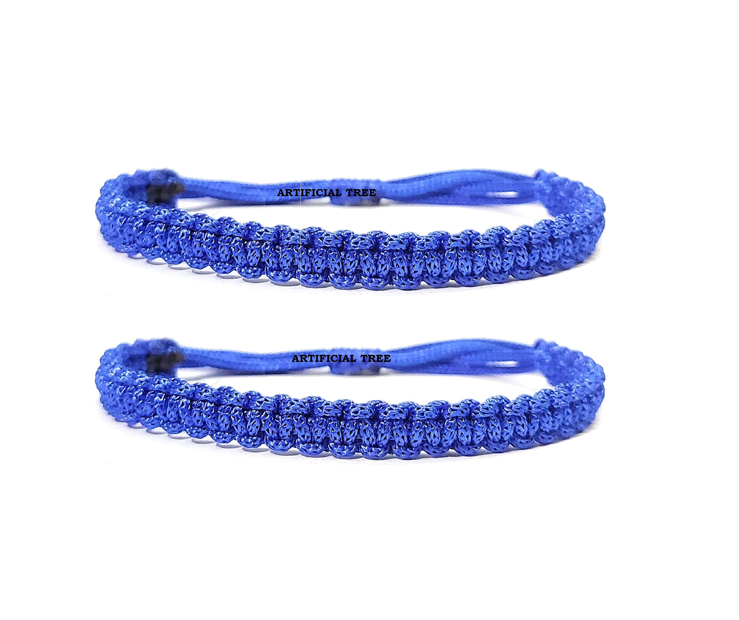 ARTIFICIAL TREEHANDMADE KALA DHAGA BRACELET ADJUSTABLE FOR WOMEN MEN GIRLS BOYS Nazar Bracelets 2 Piece