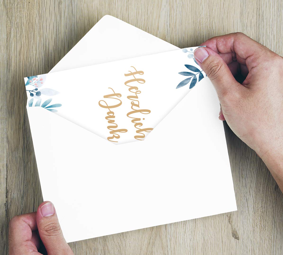 Bedankkaarten voor babyshower voor jongens met enveloppen en stickers (6 x 4 inch, 60 stuks