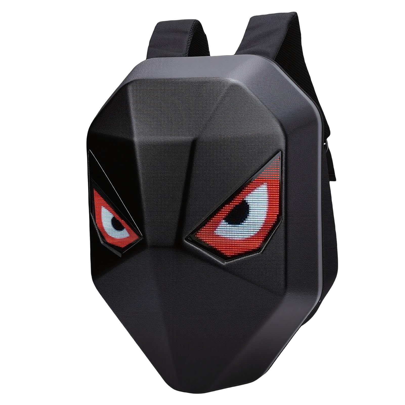 Asixxsix Zaino da moto a LED, Programmabile schermo a colori HD Borsa per laptop, 40x48, Impermeabile di grande capacità Hard equitazione zaino con Controllo App per Viaggi
