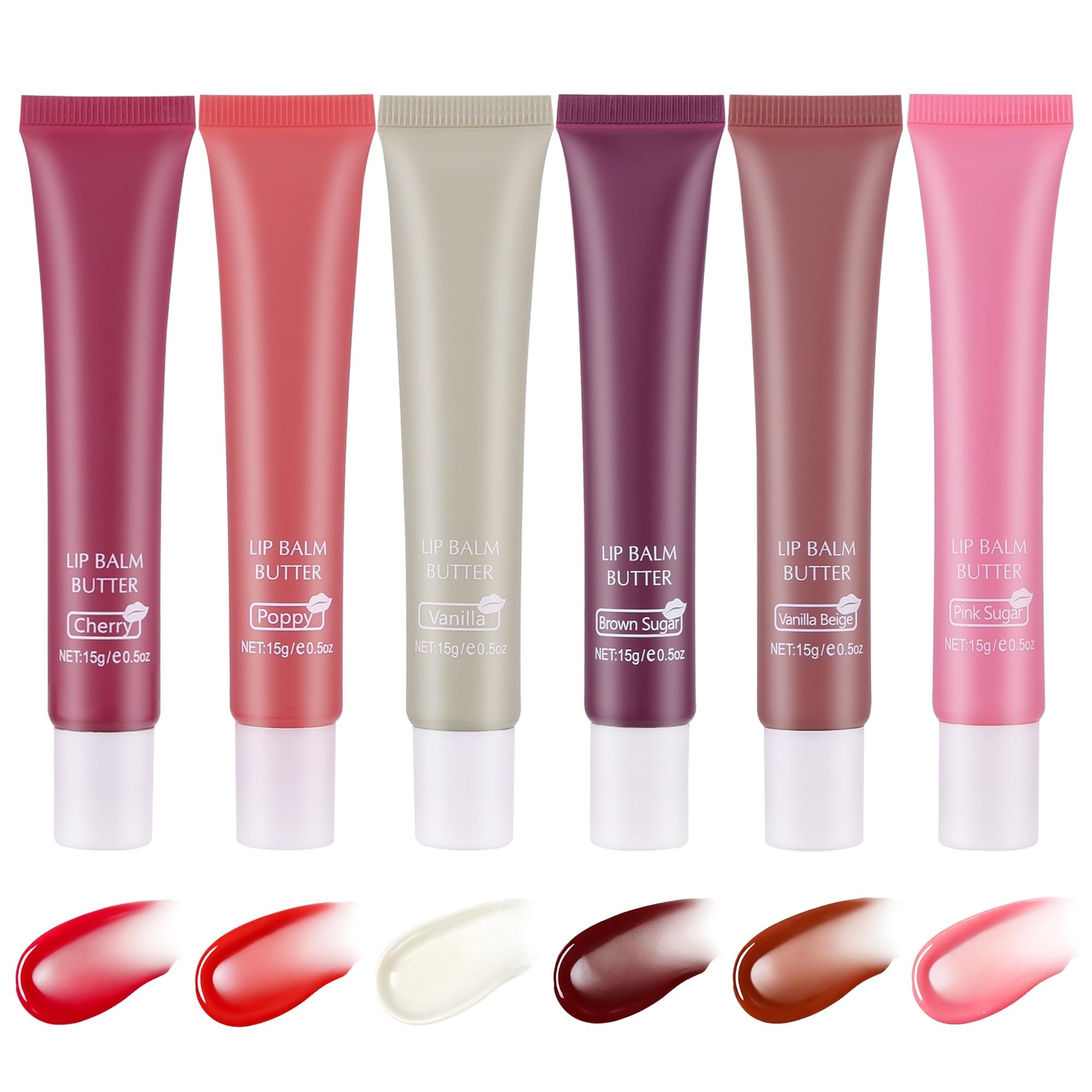 VRAIKO 2-in-1 Silky Lip Butter Balm & Lip Gloss, Hydration with Shea & Olive Oil Blend