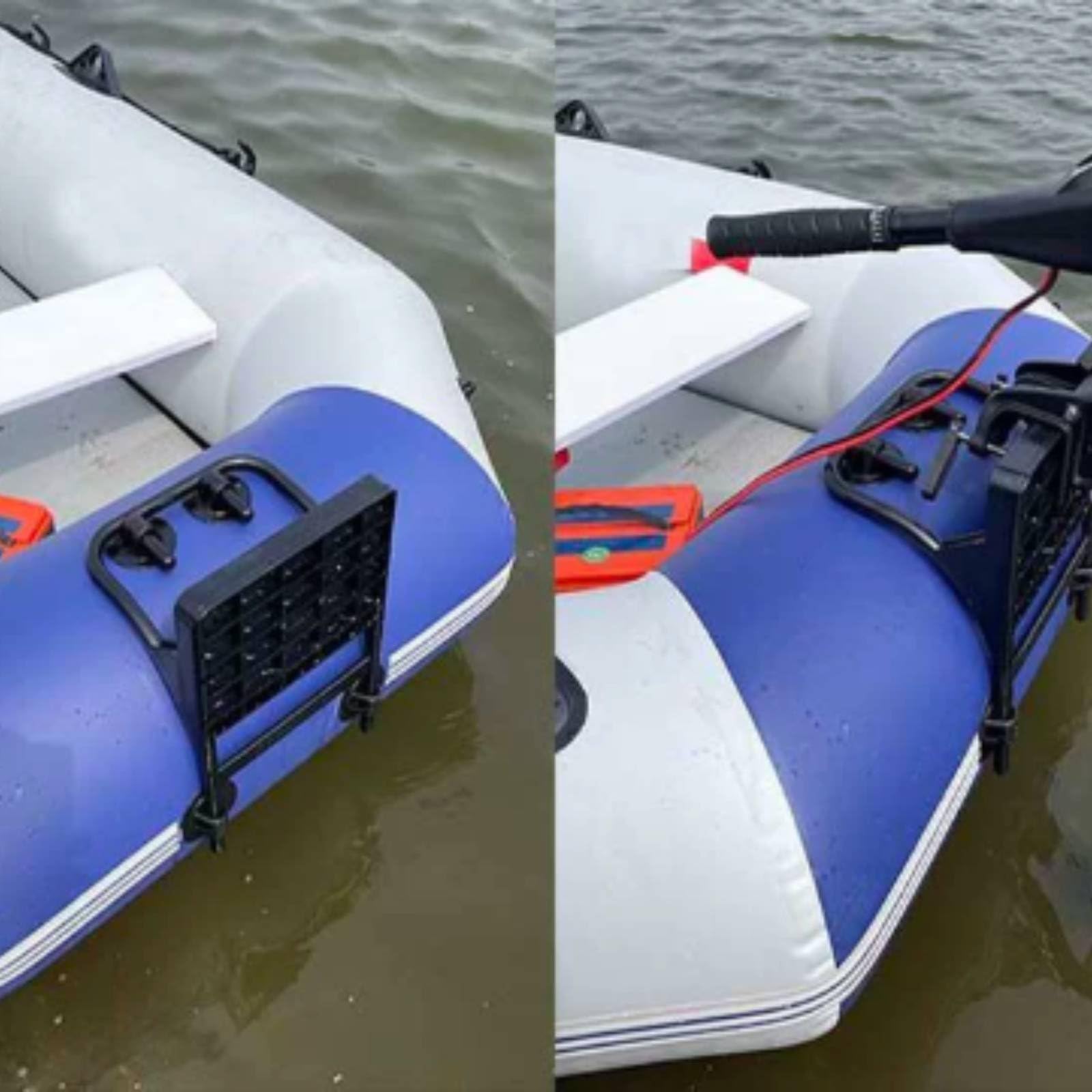Außenbordmotorhalterung stabil Schlauchboot Motorhalterung widerstandsfähig Motorhalter , Eisen Motorhalterung