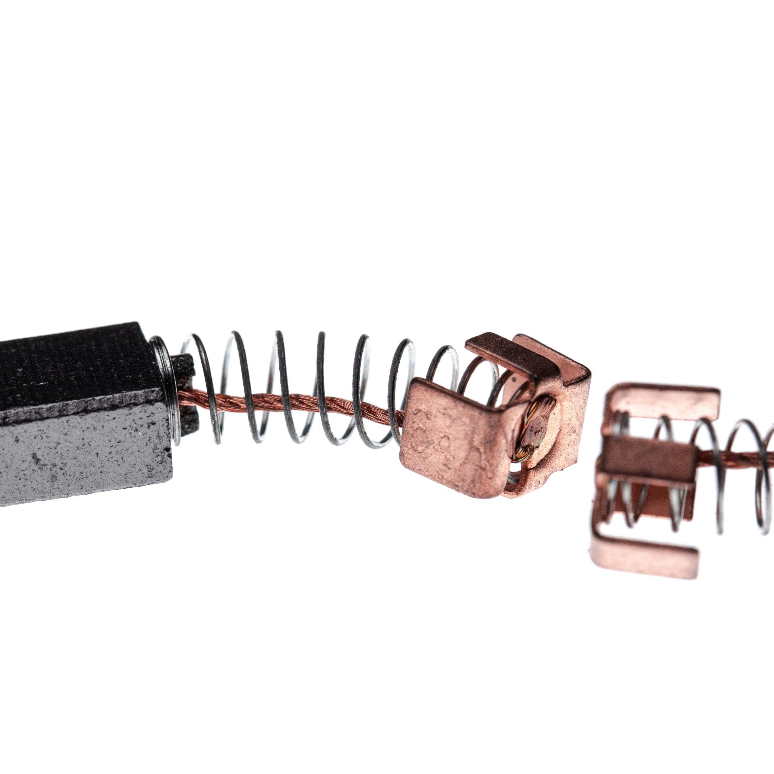 Vhbw 2x Balais Charbon 5 X 8 X 11 Mm Compatible Avec Makita 6510lvr 736959