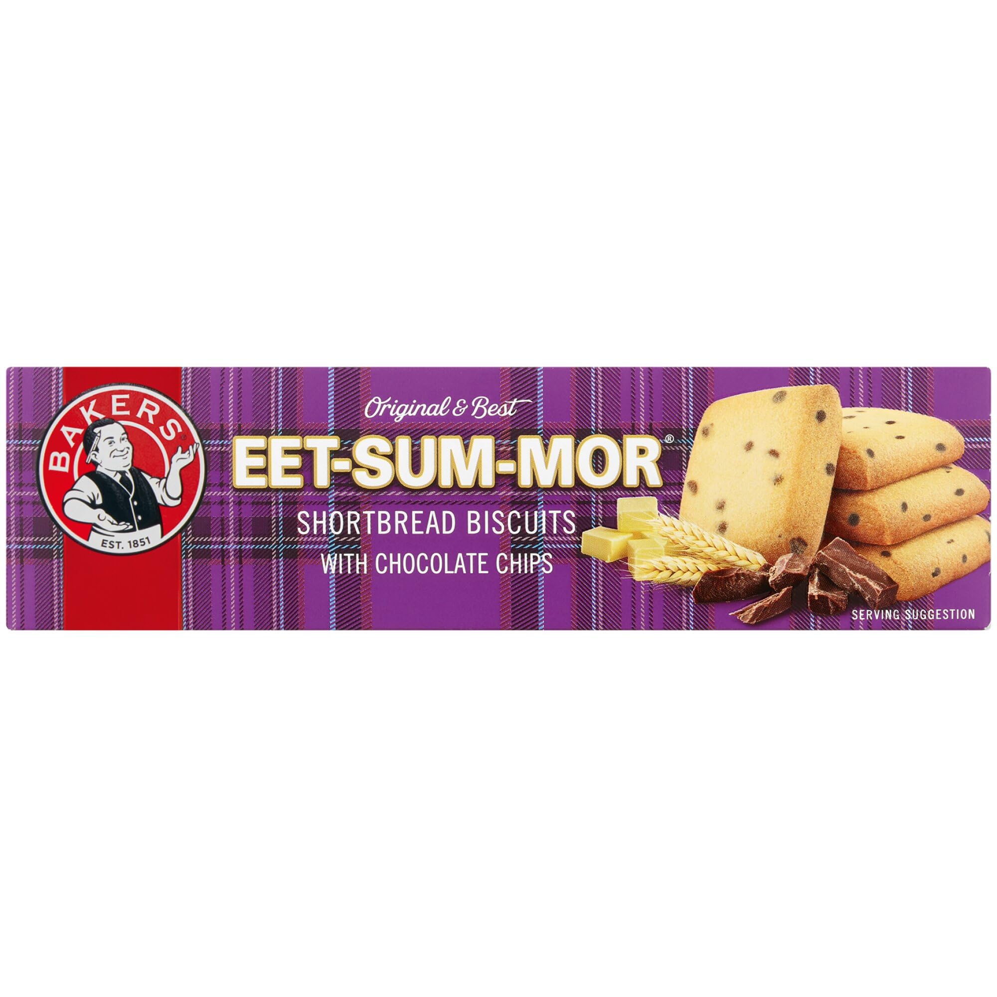 Bakers Eet-Sum-Mor Chocolate Chip Biscuits 200g