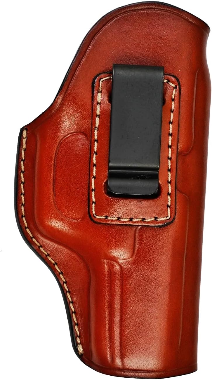 Leather IWB Holster Fits Beretta 92X F92 92FS M9 A1 A3 A4 Px4 Strom, Premium Leather, Concealed Clips Carry Gun Holster