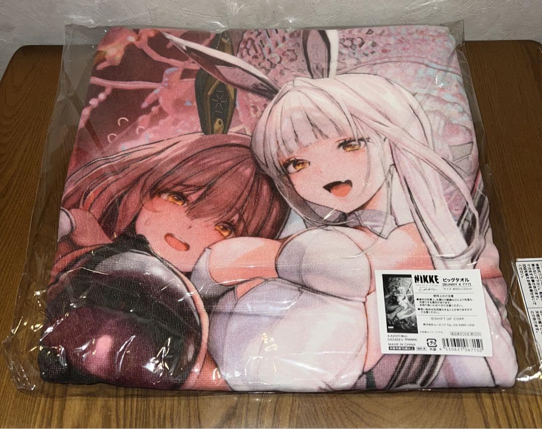 未開封　NIKKE Exhibition　BUNNY X 777 ビッグタオル ビッグタオル HIGHTECH TOY NIKKE EXHIBITION 事後通販: キャラ